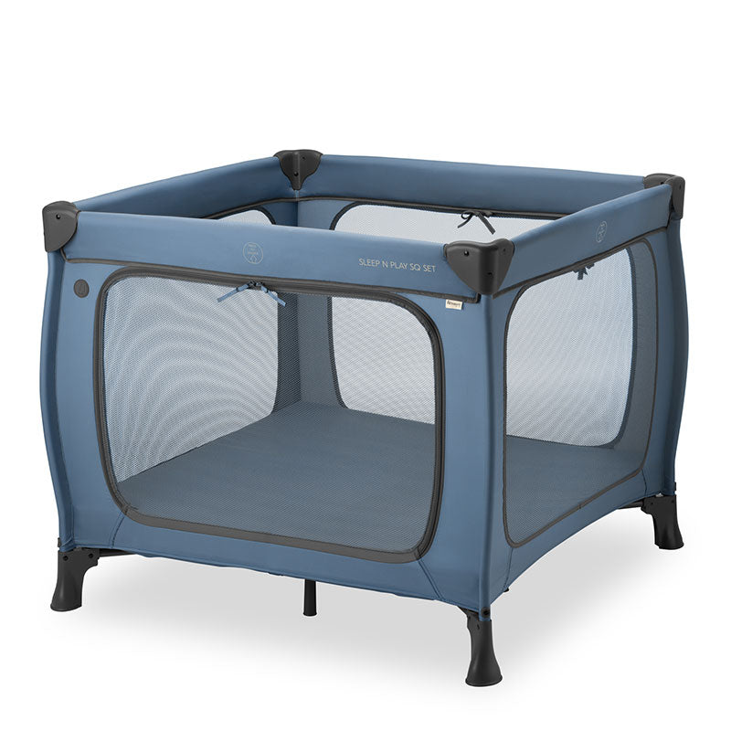 Set de joacă Sleep N Play pătrat, albastru închis