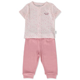 F1301 Пижама 2 Ч Happy Panda Розов 0-1M 56Cm - Гащеризони - Bebetto - BebeMama
