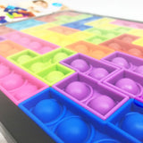 Joc antistres Pop It Tetris 26 piese
