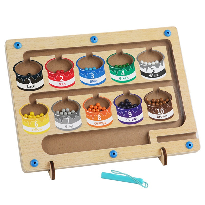 Sh20725 Дървен Магнитен Лабиринт - Дървени Играчки - Raya toys - BebeMama