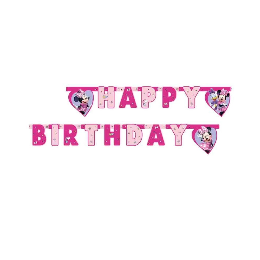 Банер Happy Birthday Minnie Junior Disney
