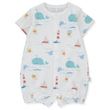K4303 Гащеризон Tiny Whale Екрю 6-9M 74Cm - Гащеризони - Bebetto - BebeMama