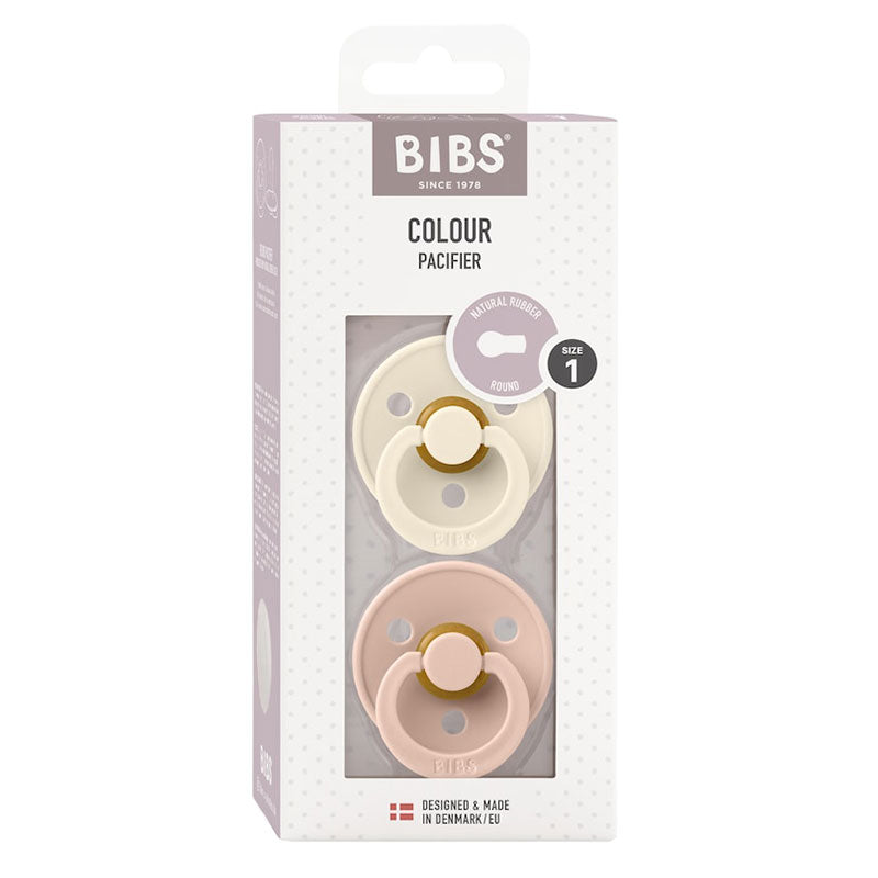 Биберони Colour Ivory/Blush 0-6 М.2 Бр - Залъгалки - Bibs - BebeMama