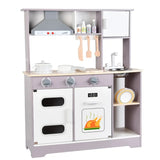 Bl-20212 Дървена Кухня С Електронен Аспиратор - Дървени Играчки - Raya toys - BebeMama