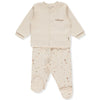 F1307 Пижама 2 Ч Lazzzy Sheep Бежов 1-3M 62Cm - Гащеризони - Bebetto - BebeMama