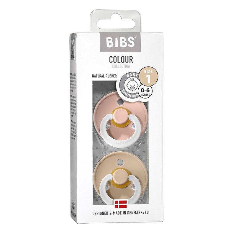 Биберони Colour Blush Glow/Vanilla0-6 М.2Бр - Залъгалки - Bibs - BebeMama