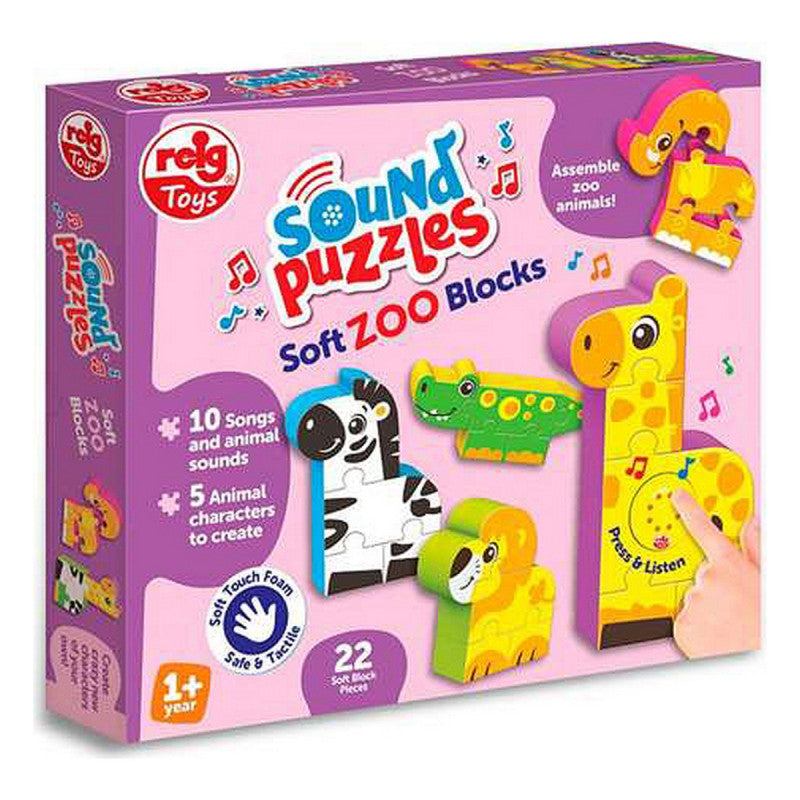 Rz6611 Музикален Пъзел С Животни - Музикални Играчки - Raya toys - BebeMama