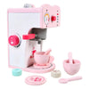 Bl-20115 Дървена Кафе Машина Розов - Дървени Играчки - Raya toys - BebeMama