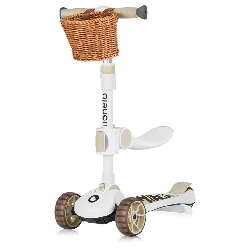 Trotinetă de echilibrare 2 în 1 Lionelo Franky White 