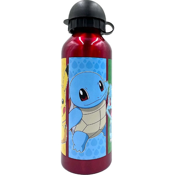 Pokemon Алуминиева Бутилка 500 Мл Черен