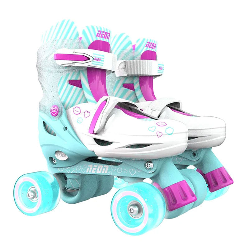 Patine cu rotile Neon Combo 2В1 30-33 Р-Р Teal Pink