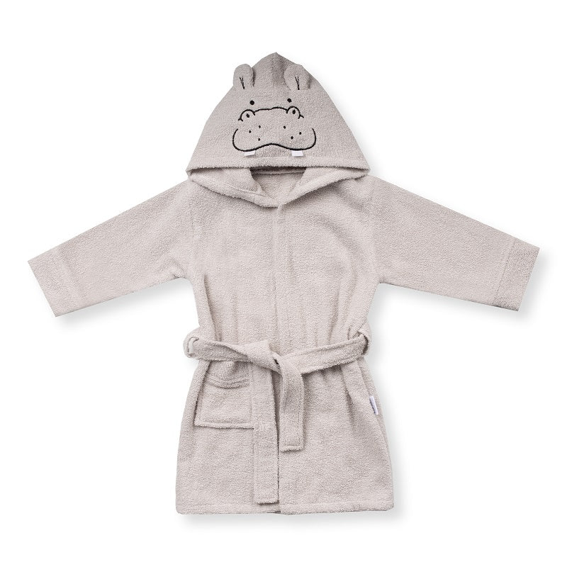 H996 Халат Hipo Сив4-5Y 110Cm - Халати - Bebetto - BebeMama