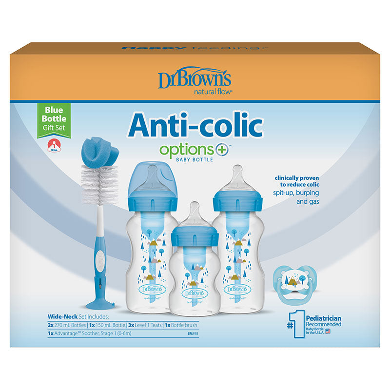 Opțiuni set sticle Wb03620-Intlx+Albastru 270 ml