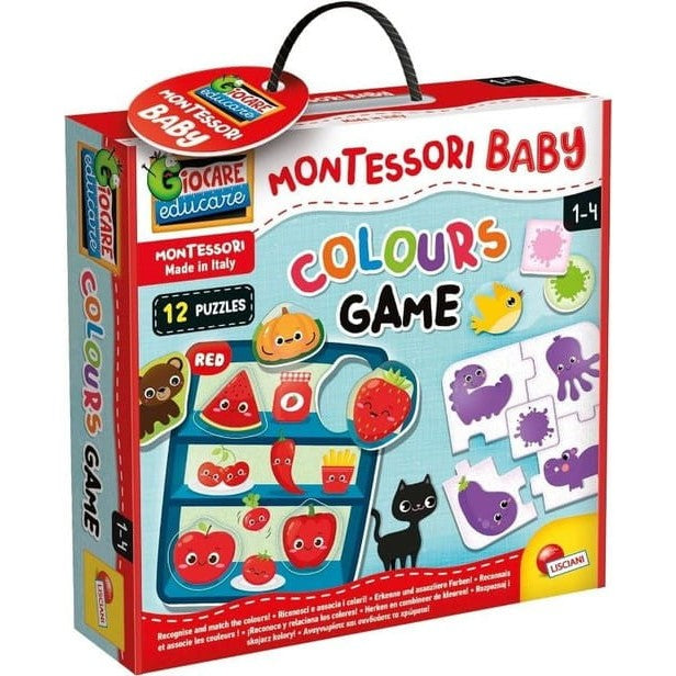 Joc de colorat Montessori pentru bebeluși