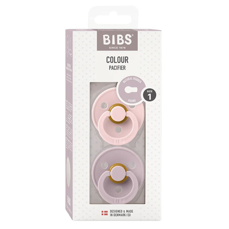 Биберони Colour Blossom/Dusky Lilac 0-6 М.2Бр - Залъгалки - Bibs - BebeMama