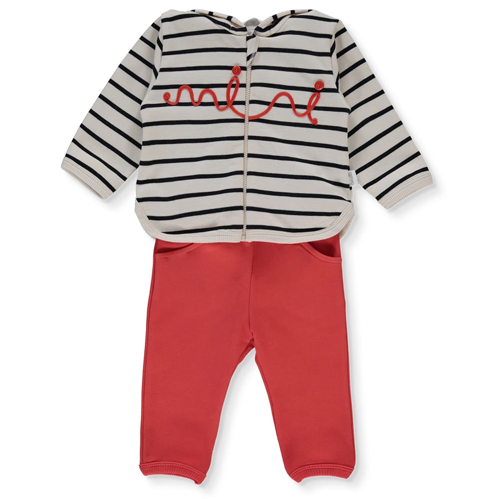 Trening cu glugă K4577 Mini Girl 9-12M/80Cm