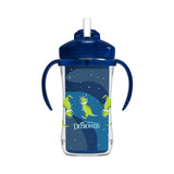 Tc01202-Cană internațională cu pai 300ml, 12 luni+, albastră