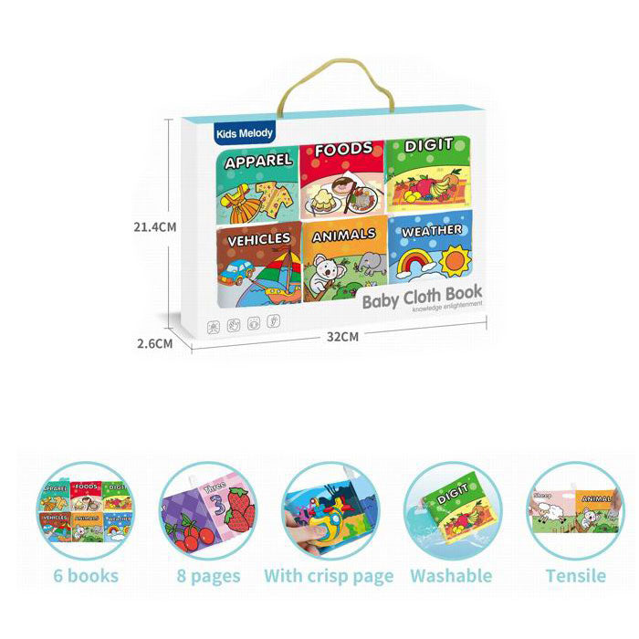 Комплект Бебешки Меки Книжки С Гризалки - Книжки За Бебета - Raya toys - BebeMama