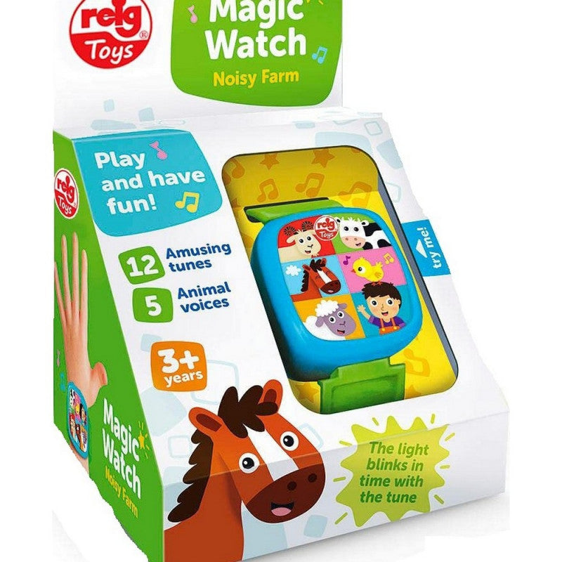 Rz6600 Интерактивен Часовник Farm Animals - Интерактивни Играчки - Raya toys - BebeMama