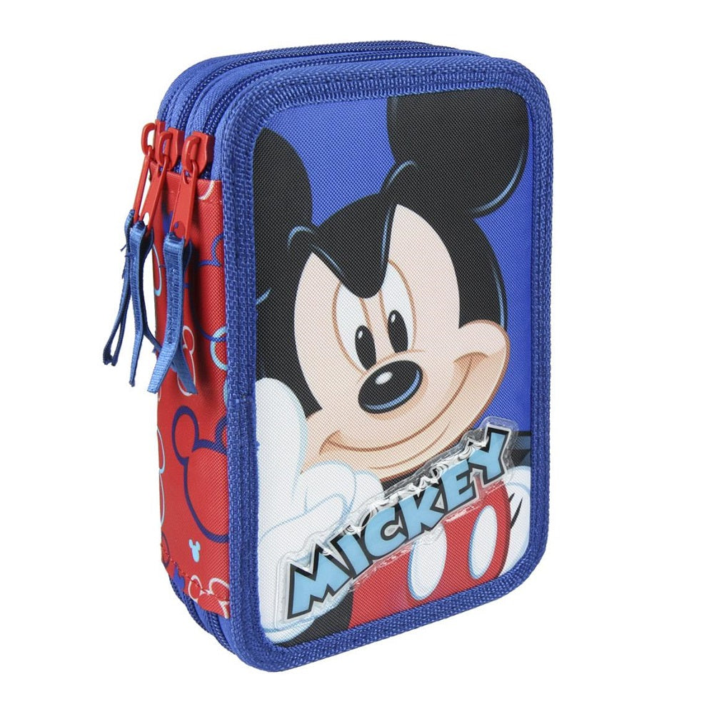Несесер Три Ципа Пълен Mickey