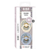 Биберони Liberty Eloise Dusty Blue Mix 618 М.2Бр - Залъгалки - Bibs - BebeMama