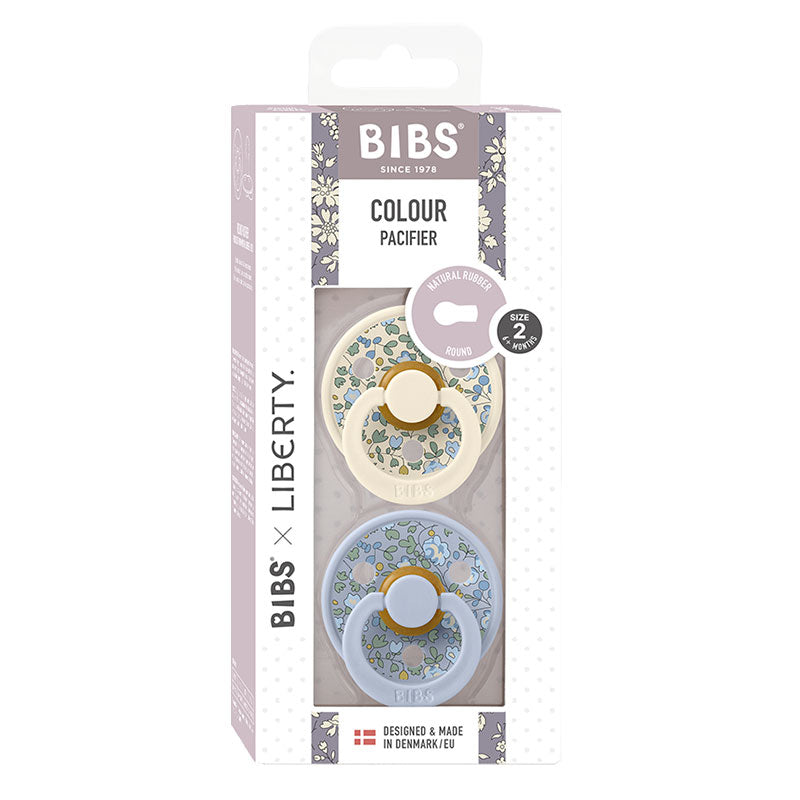 Биберони Liberty Eloise Dusty Blue Mix 618 М.2Бр - Залъгалки - Bibs - BebeMama