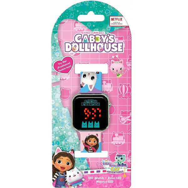 Gabby`S Dollhouse Led Ръчен Часовник