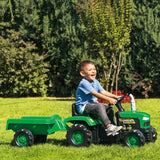 8053 Tractor cu pedale și remorcă Dolu Green