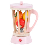 Bl-20113 Дървен Блендер Розов - Дървени Играчки - Raya toys - BebeMama