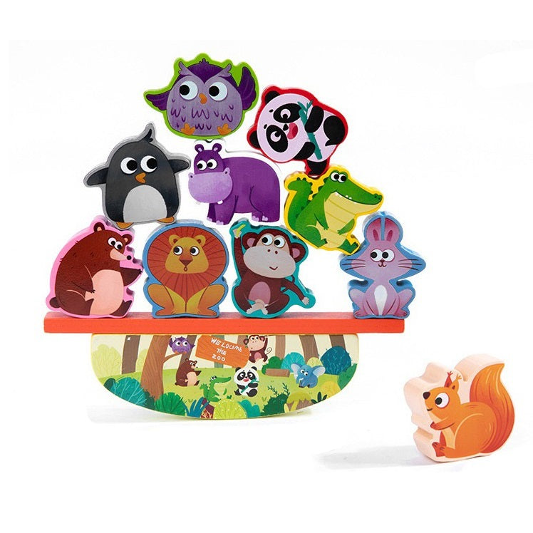 Sh2022 Дървена Игра За Баланс Животни - Дървени Играчки - Raya toys - BebeMama