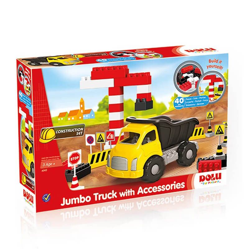 6045 Camion cu set de construcție și accesorii 40H. Dolu