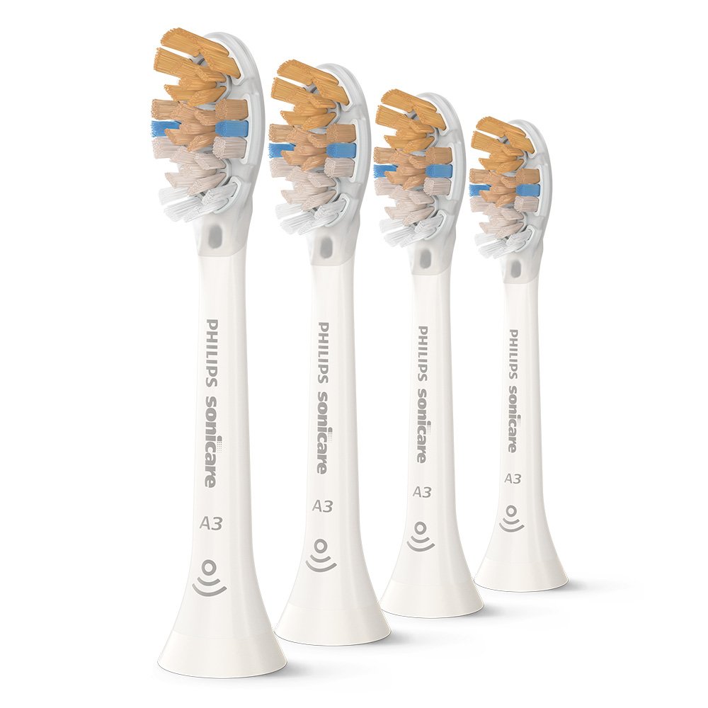 Глава Premium All-In-One За Електрическа Четка За Зъби Philips Sonicare, 4 Бр., Бялa