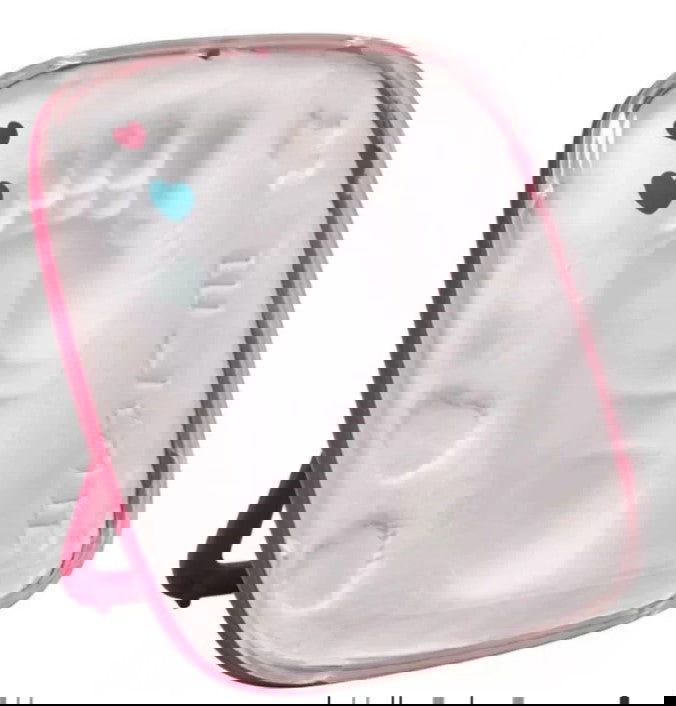 Hello Baby Кутия С Отпечатък (Вишнева Основа Прозрачен Капак) --- BebeMama