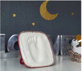 Hello Baby Кутия С Отпечатък (Вишнева Основа Прозрачен Капак) --- BebeMama