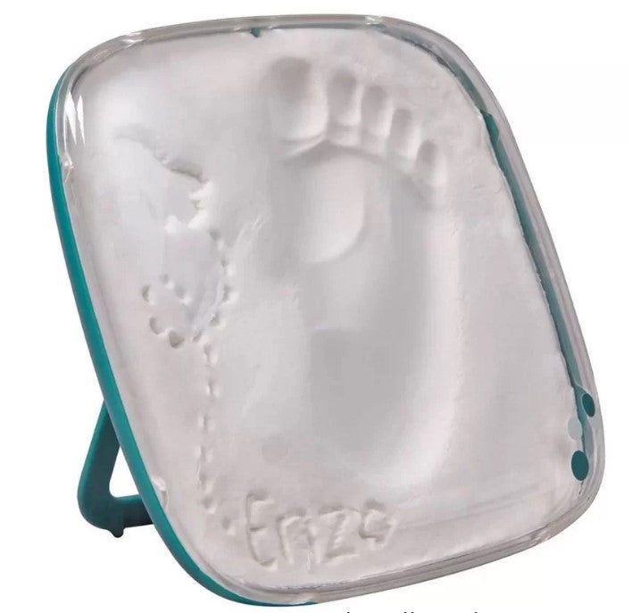 Hello Baby Кутия С Отпечатък (Зелена Основа Прозрачен Капак) --- BebeMama