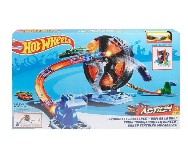 Hot Wheels - Комплект Предизвикателство С Въртящо Се Колело --- BebeMama