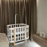 Стойка за Балдахин или Играчка за Трансформиращо Легло 5в1 Nika Бял Ingvart