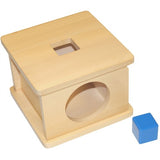 Cutie de lemn cu ușă cu deschidere pătrată