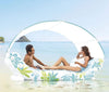 Intex - Надуваем Дюшек Tropical Lounge 224X150X165 См --- BebeMama