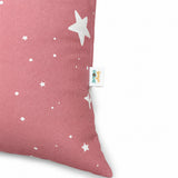 Детски Пуф Лежанка Little Stars, 100% Памук, Розов Барбарон Със Звезди, 127x81x76 См Ginger Home