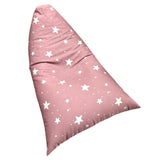 Детски Пуф Лежанка Little Stars, 100% Памук, Розов Барбарон Със Звезди, 127x81x76 См Ginger Home