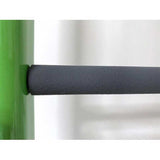 Perete suedez pentru gimnastică pentru copii, metalic, cu accesorii, verde