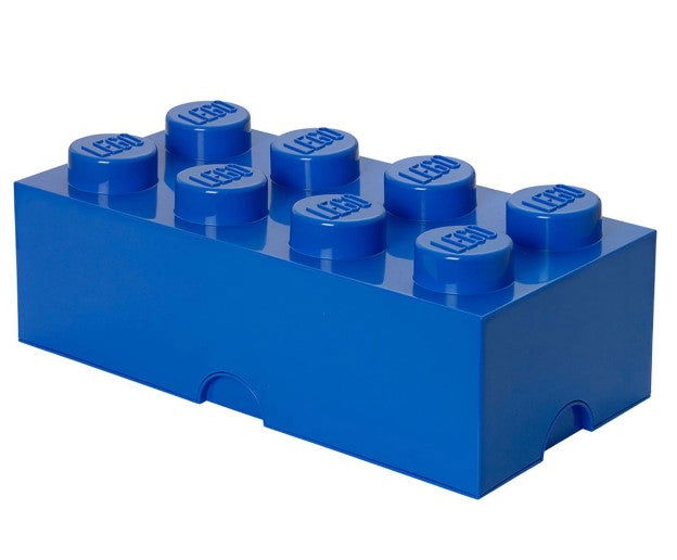 Lego® Кутия За Съхранение - Тухличка 8, Светло Синя --- BebeMama