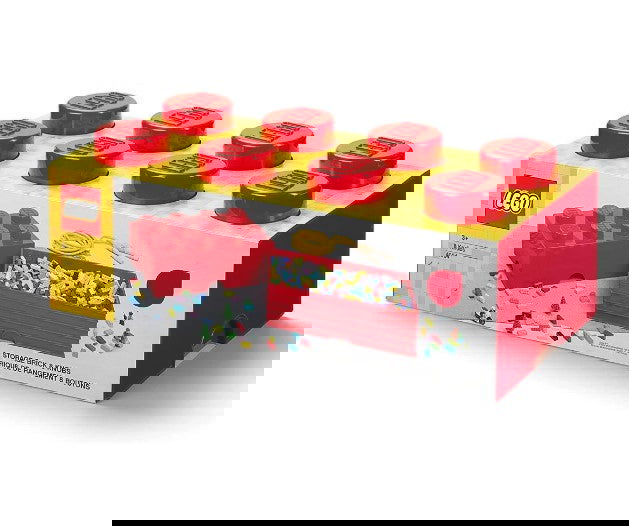 Lego® Кутия За Съхранение - Тухличка 8, Червена --- BebeMama