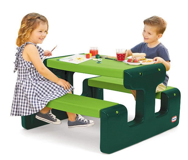 Little Tikes - Голяма Маса За Пикник Зелена -  -  - BebeMama