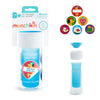 Cană 360° cu autocolante 266 ml, albastră