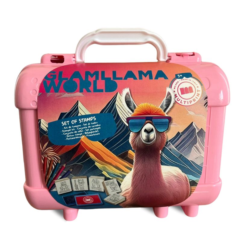 Carcasă creativă „Lamă de modă” cu accesorii de colorat și 5 ștampile