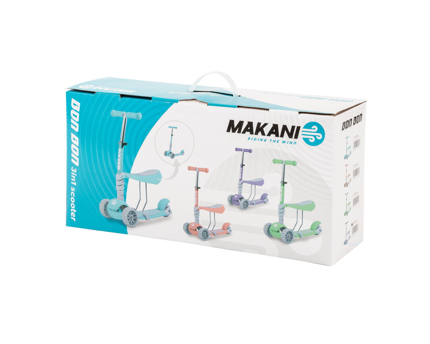 Makani Тротинетка Bonbon 3В1 Candy Син --- BebeMama