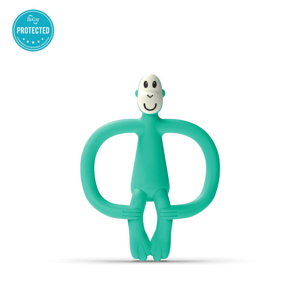 Matchstick Monkey Monkey Teether Чесалка С Апликатор - Зелен --- BebeMama