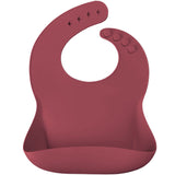 Minikoioi Basics-Bib Силиконов Лигавник С Джоб - Velvet Rose --- BebeMama